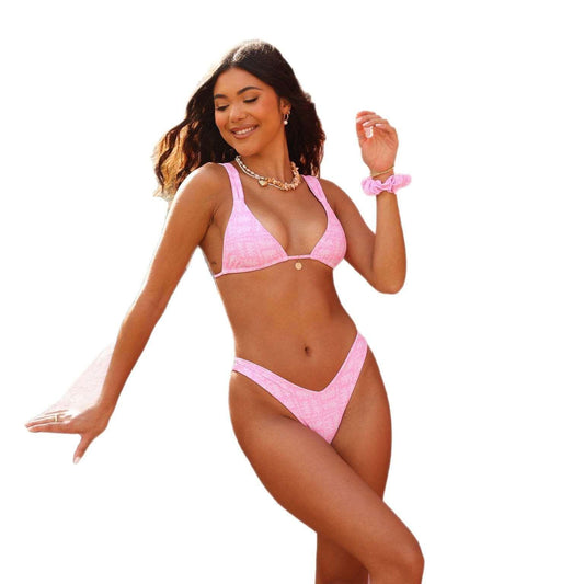 Bunched Strap Thong Bikini