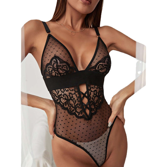 Dot Mesh Bodysuit