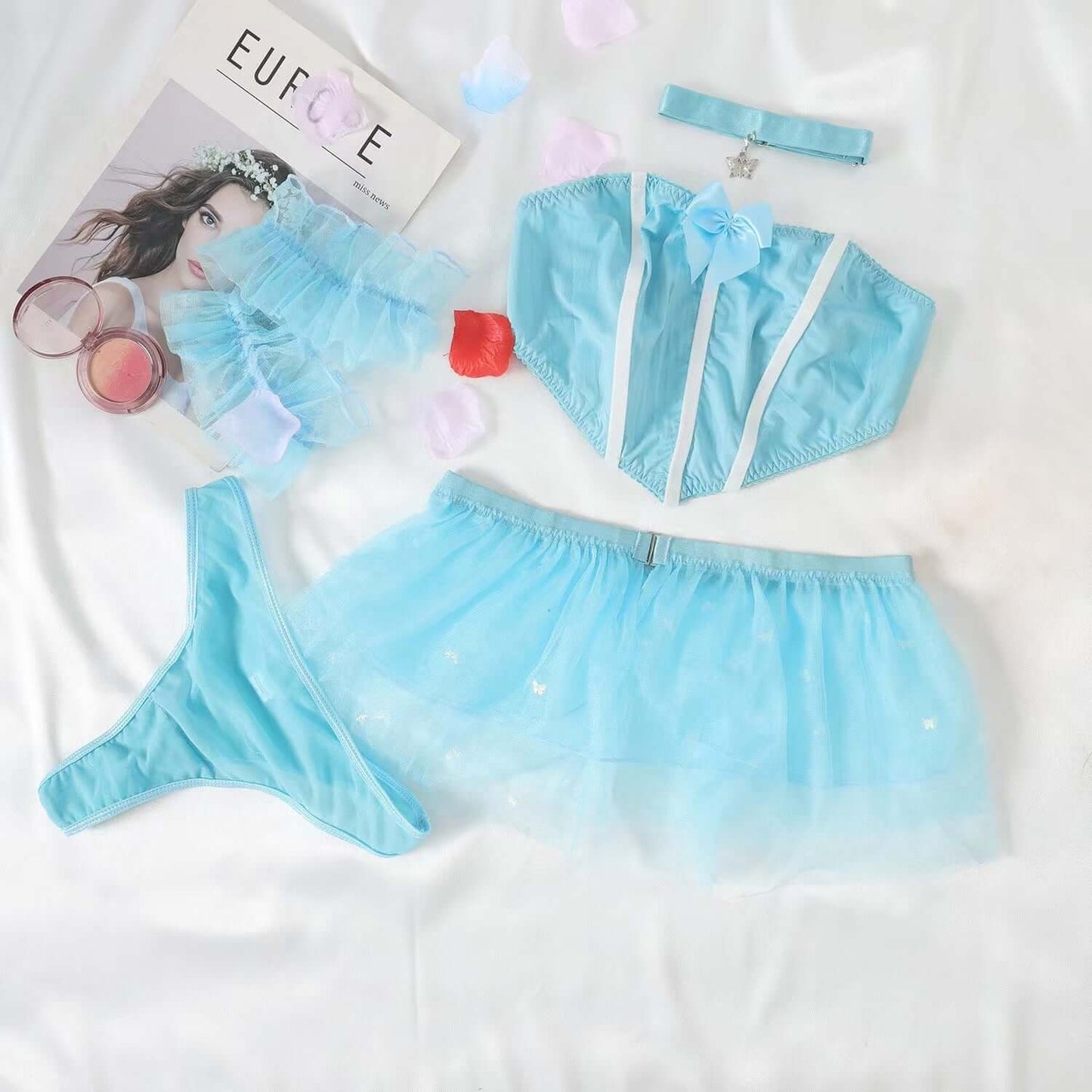 Princess Chest Wrap Skirt Set