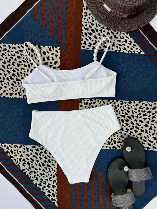 Pearls High Waist Bikini