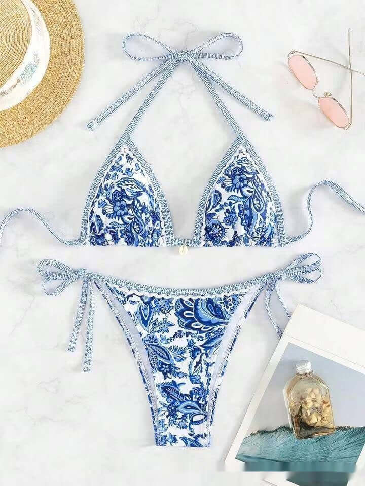 Porcelain Vibed Cheeky Bikini