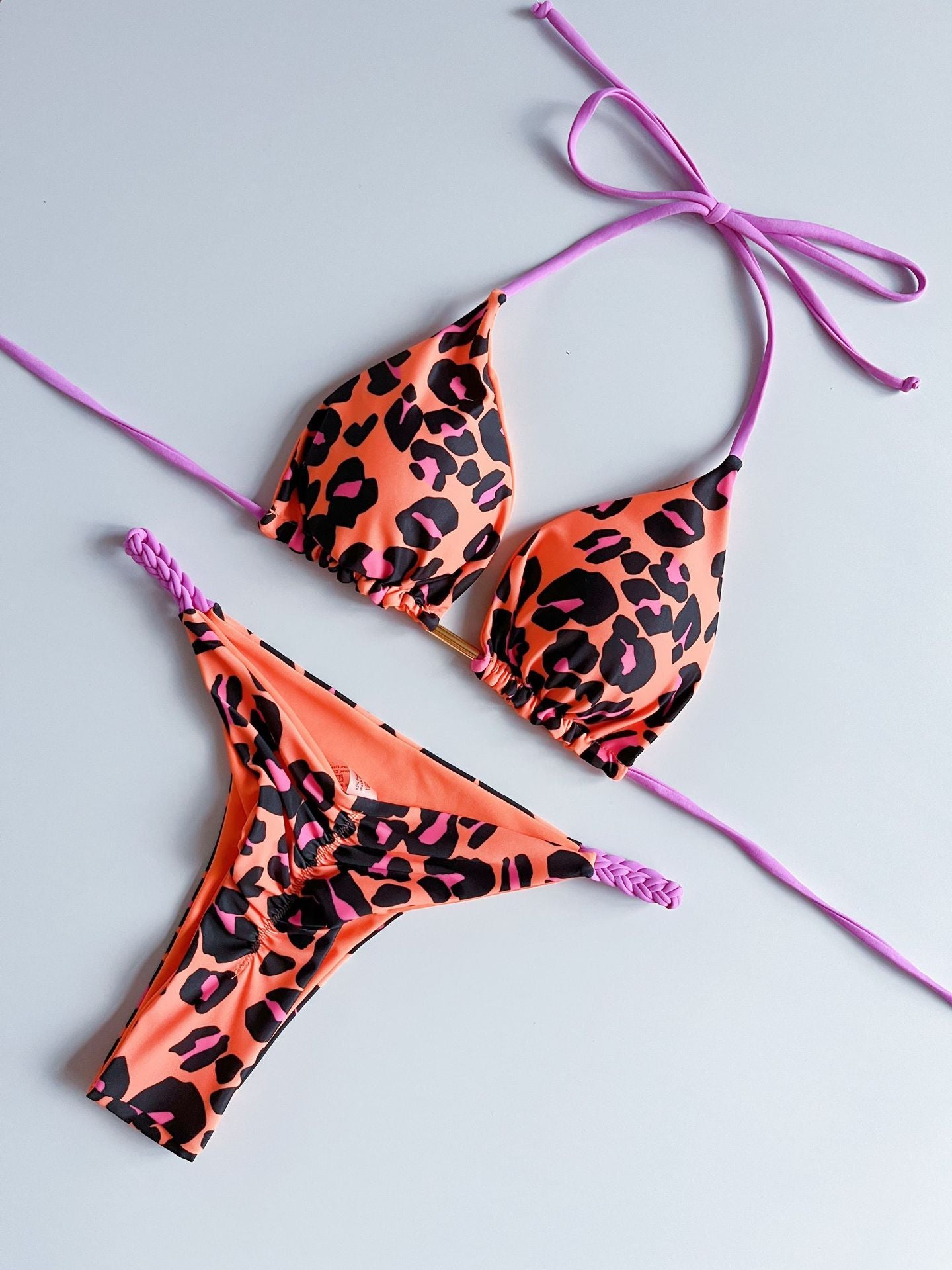 Ocean Trends Scrunch Thong Bikini