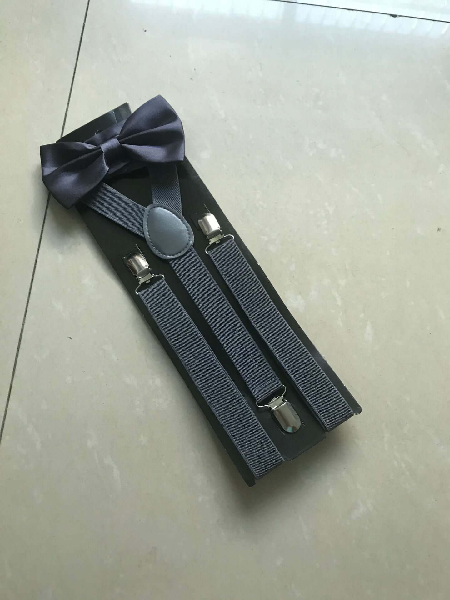 Suspenders and Bow Tie Combo