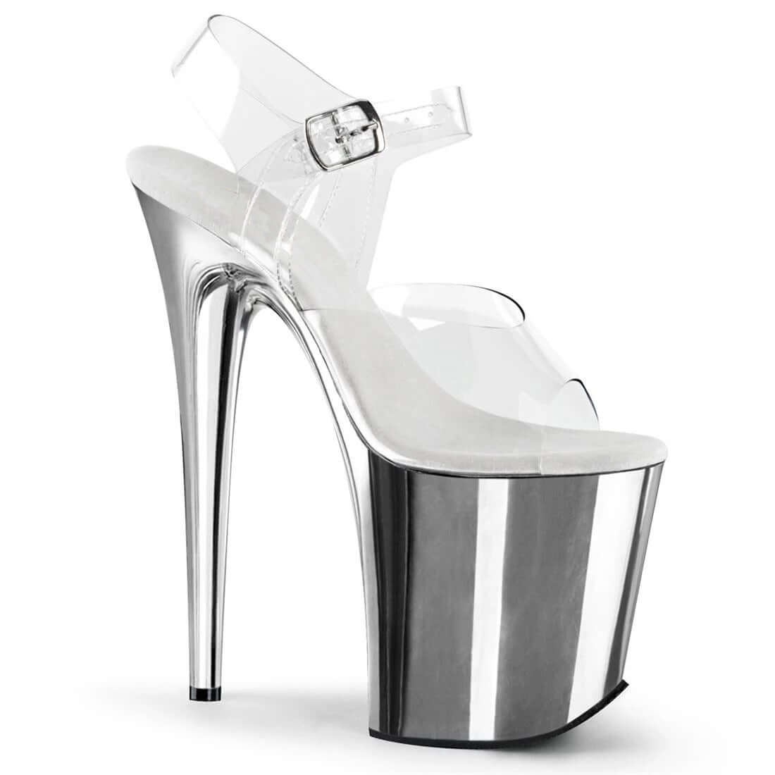 Platform Transparent Upper High Heels