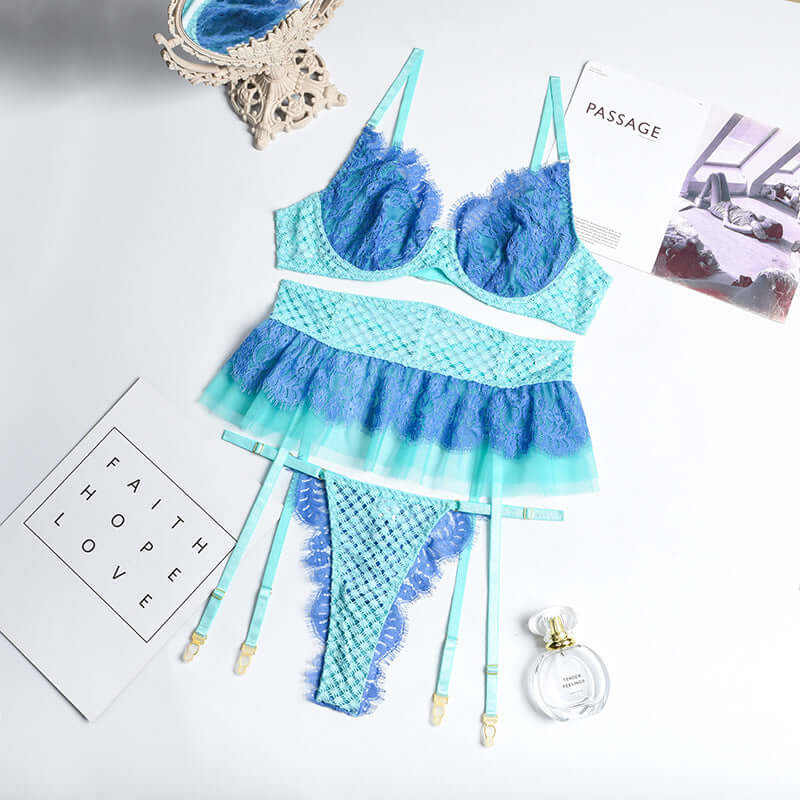 Neon Garter Tutu Set
