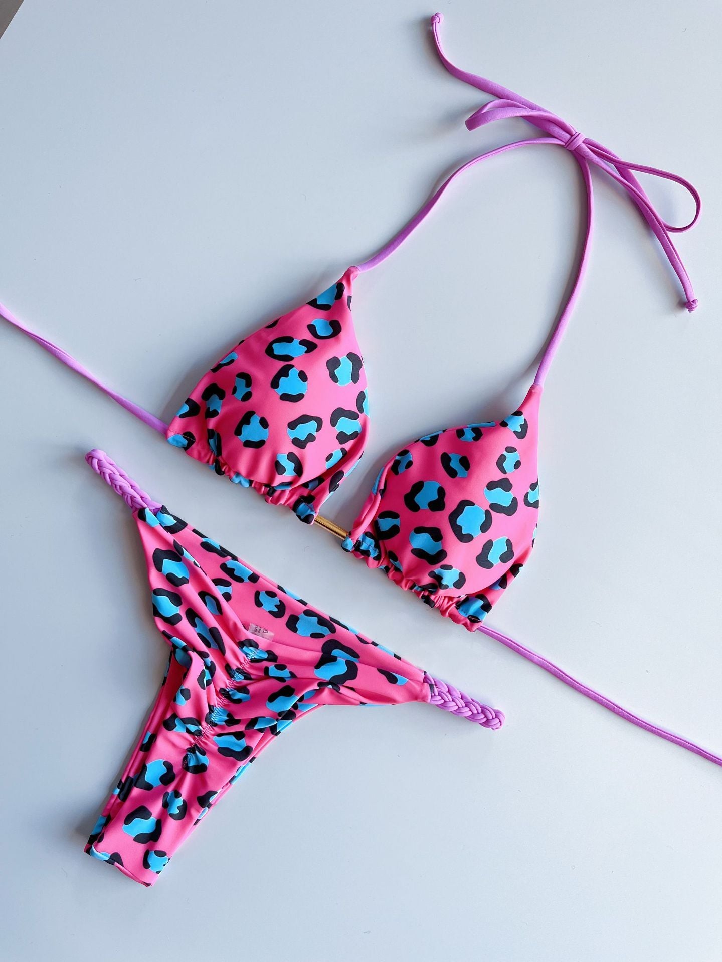 Ocean Trends Scrunch Thong Bikini