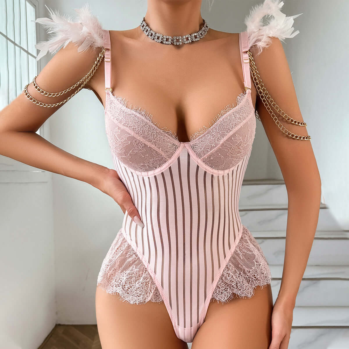 Flyaway Chain Bodysuit
