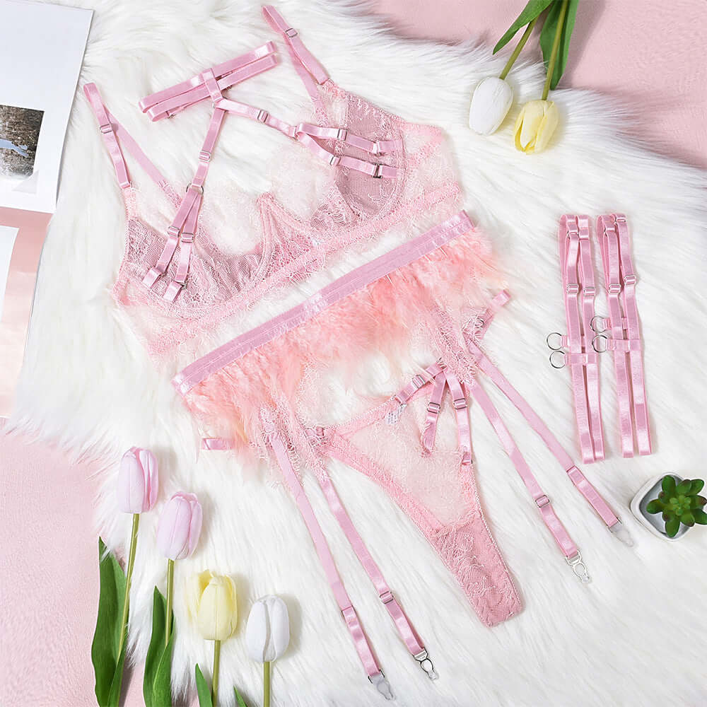 Flamingo Flyaway Tutu Set