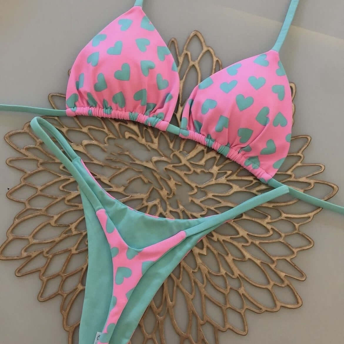 Summer Vibes Mini Thong Bikini