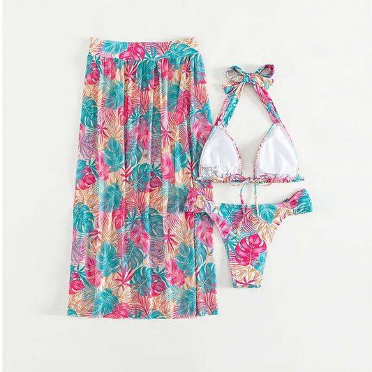 Tropic's Wide Strap Cheeky Bikini Set