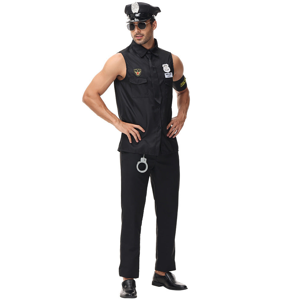 Sleeveless Police Costume