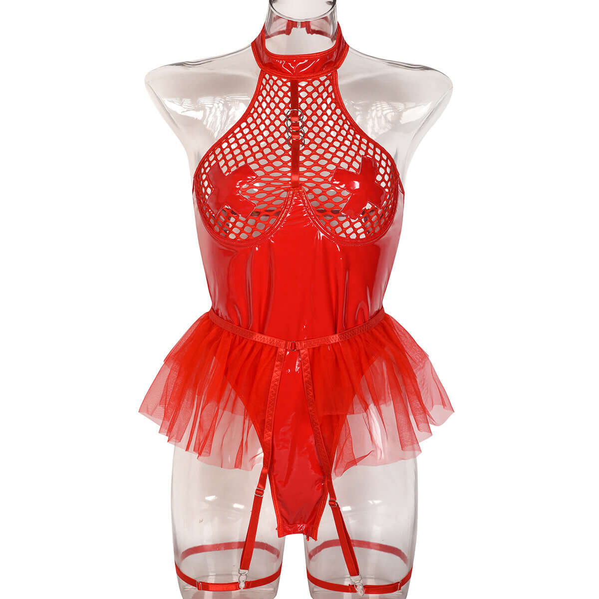Kinks X-OUT Halter Bodysuit Set