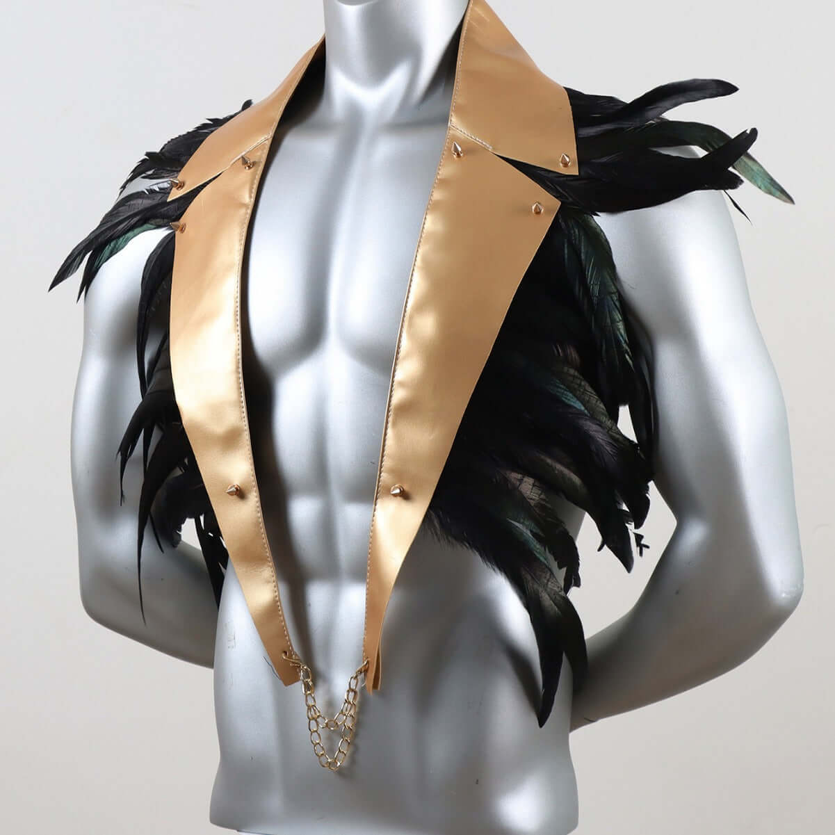 Leather Feather Shawl