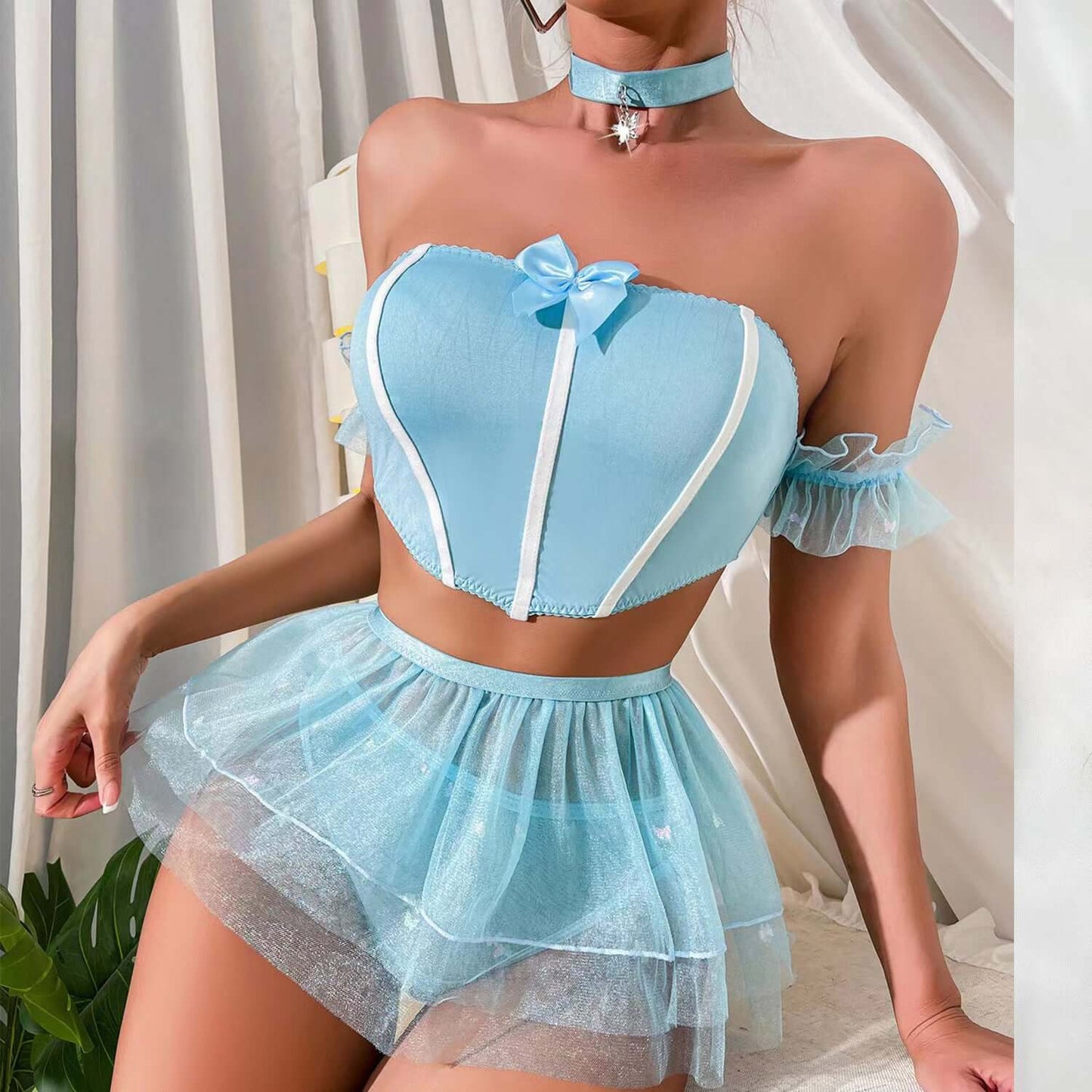 Princess Chest Wrap Skirt Set