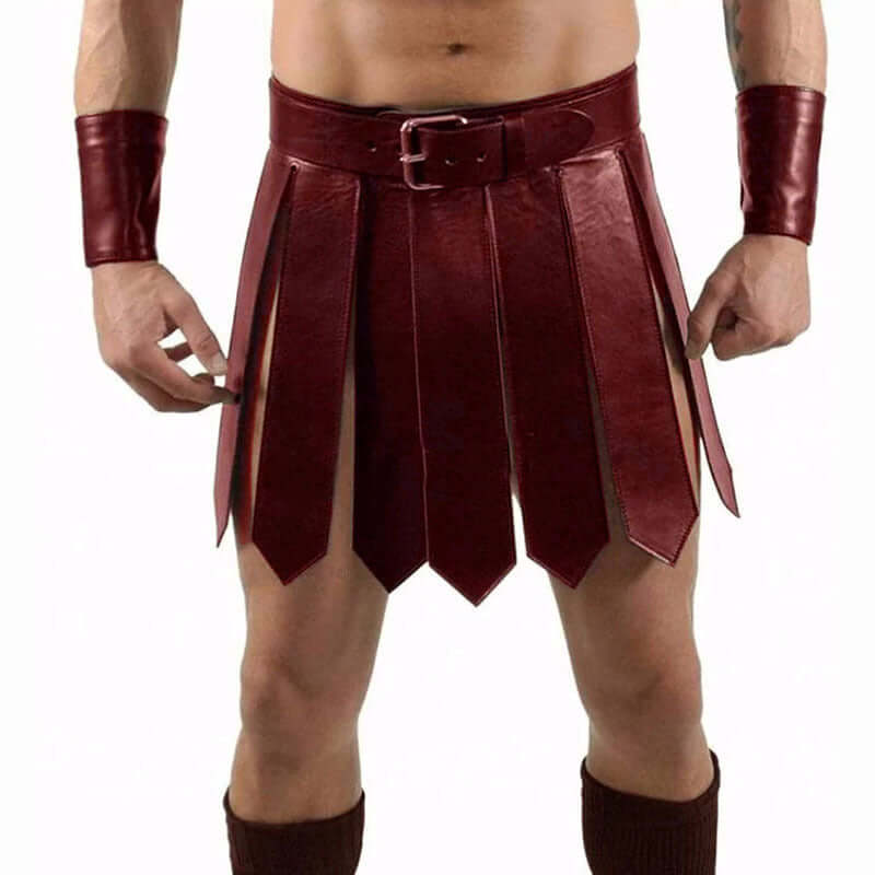 Cosplay Leather Skirt
