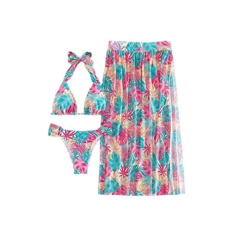 Tropic's Wide Strap Cheeky Bikini Set