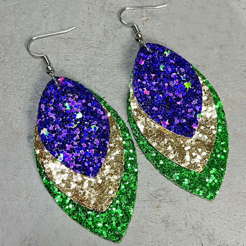 Mardi Gras Earrings