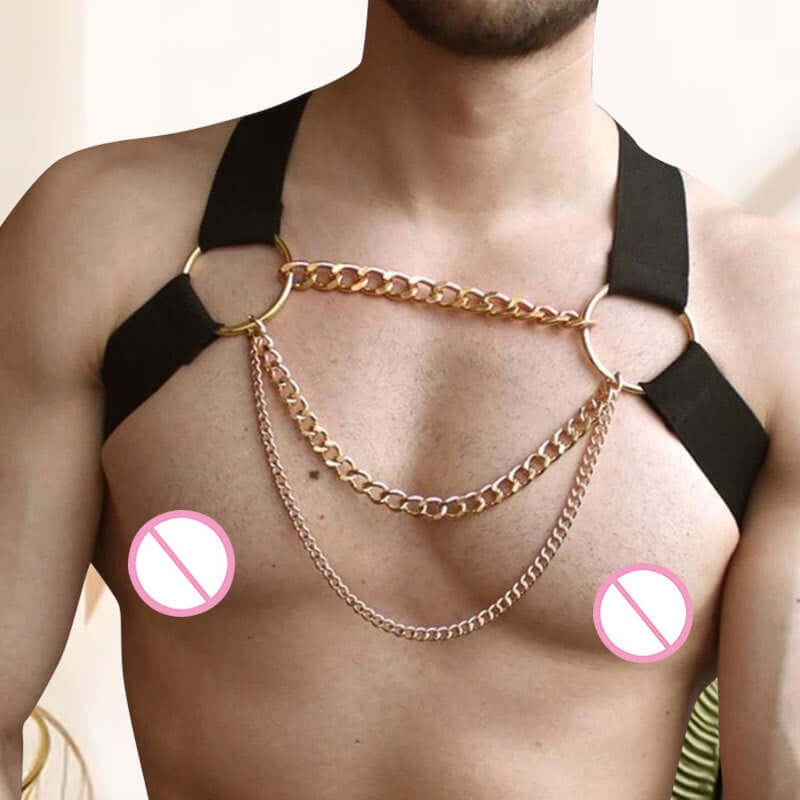 Men's Elastic Band Clothing Accessories Adjustable Shoulder Strap