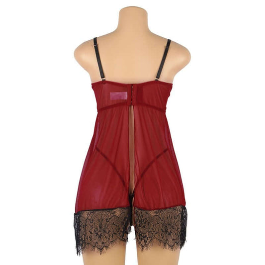 Nicki's Backless Lace Slip Nightdress