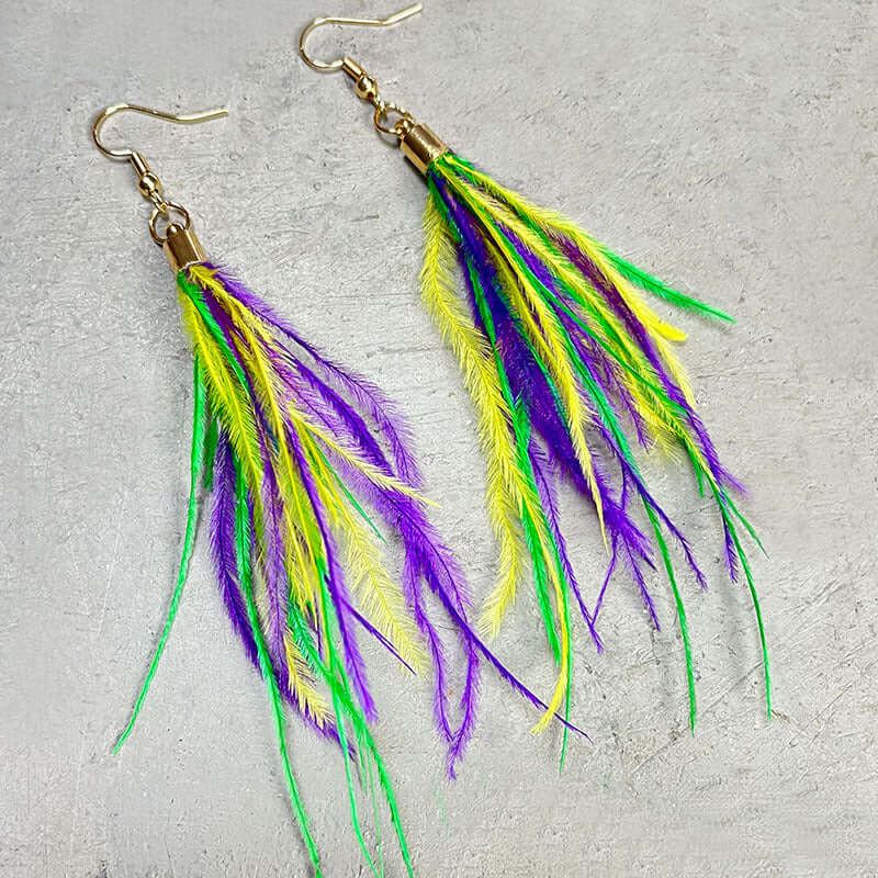 Mardi Gras Earrings
