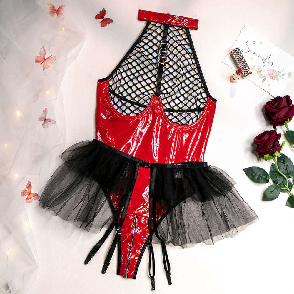 Kinks Halter Skirt Set