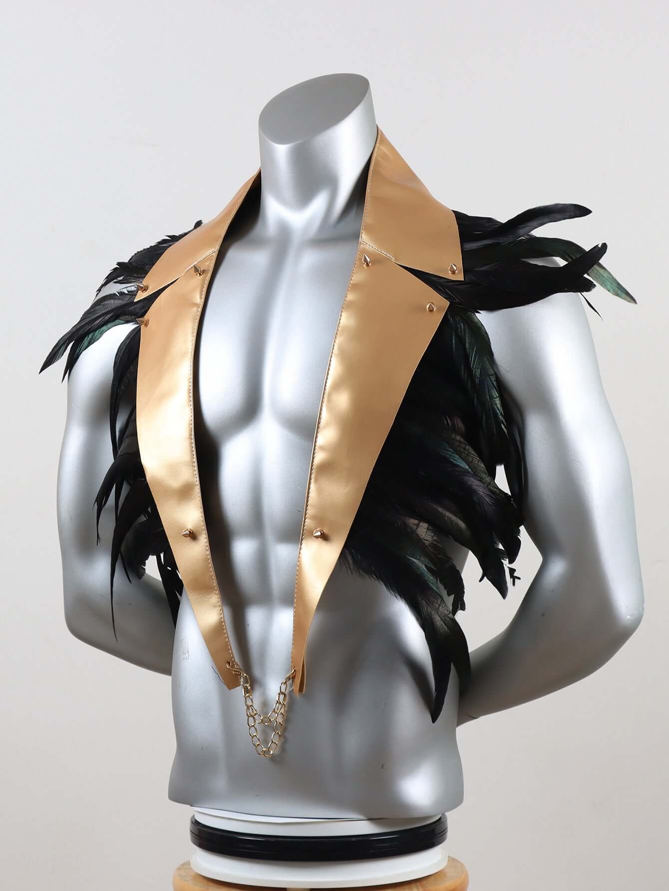 Leather Feather Shawl