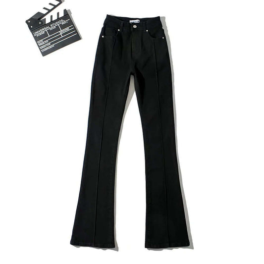 Opened Hip Flared Pants