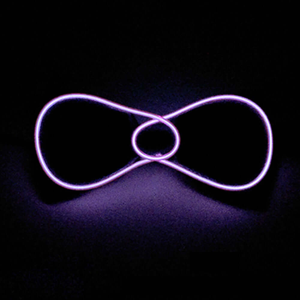Neon LED Luminous Bow Tie