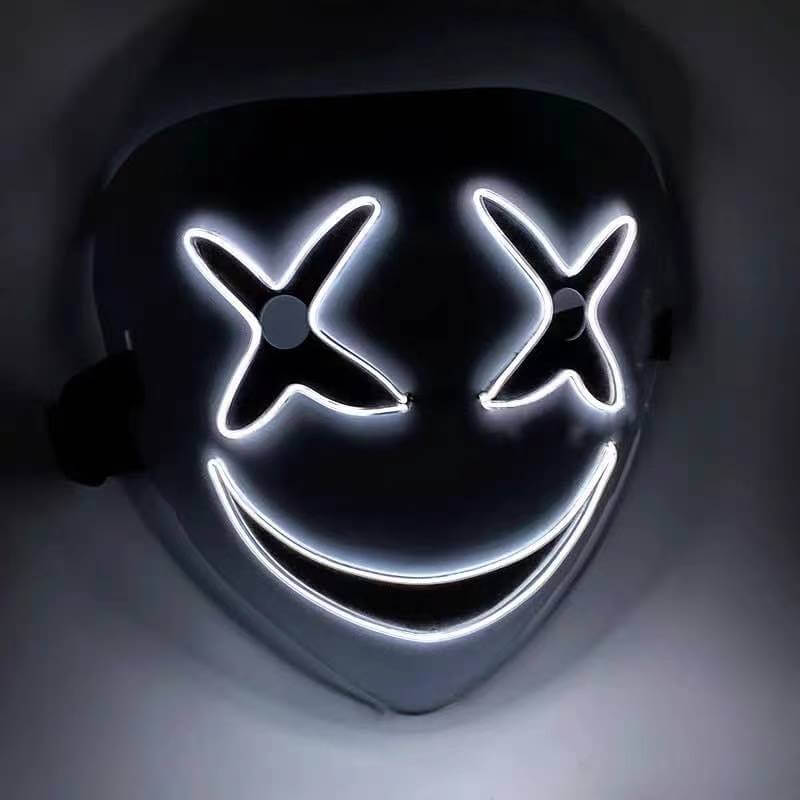LED Luminous Black Mask