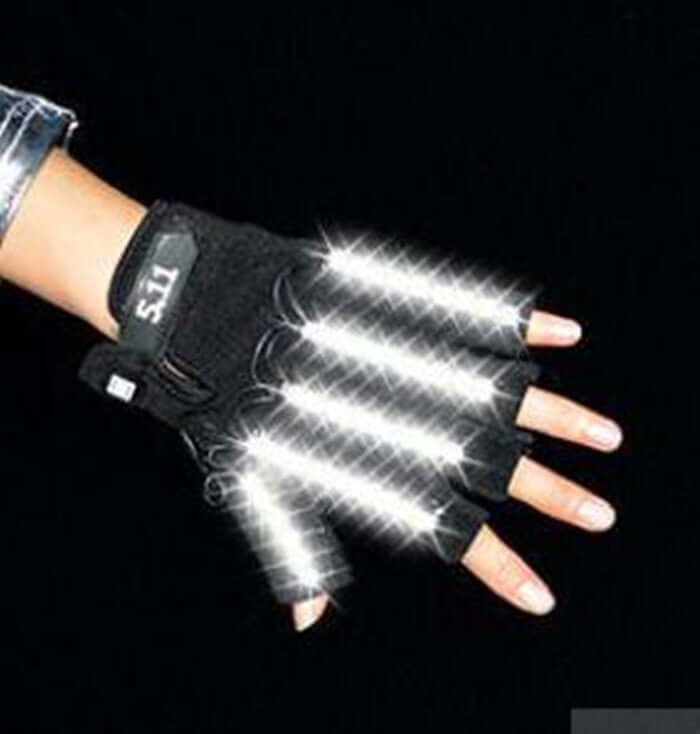 Finger LED gloves
