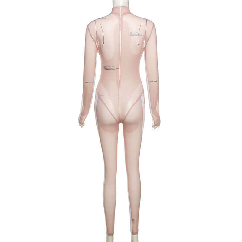 Doctors Patient Mesh Bodysuit Costume