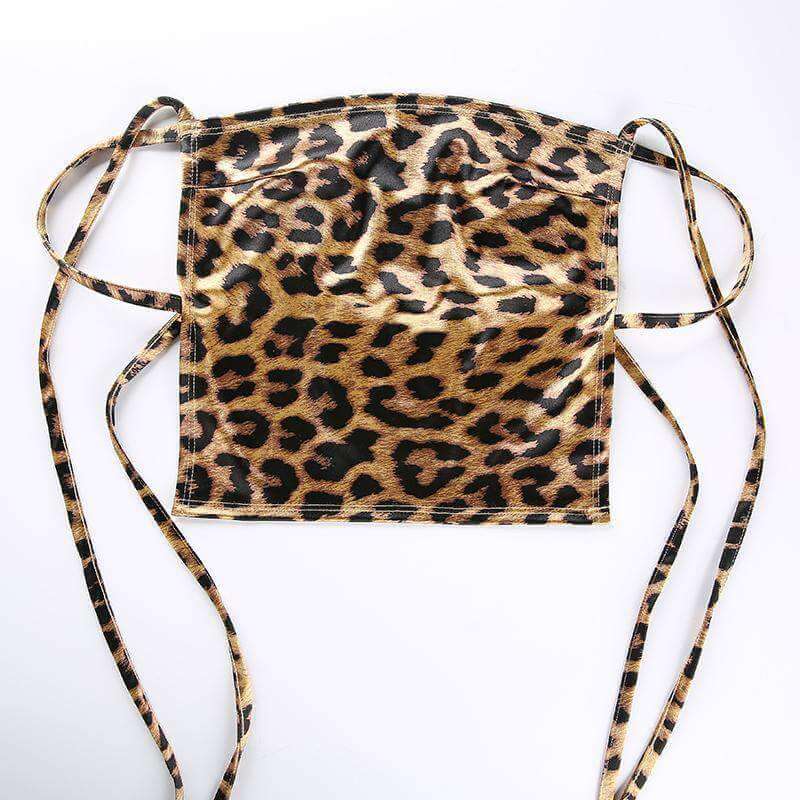 Leopard Side Boob Tank Top