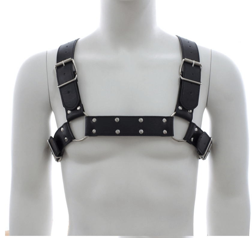 Men's Restraint Leather Harness