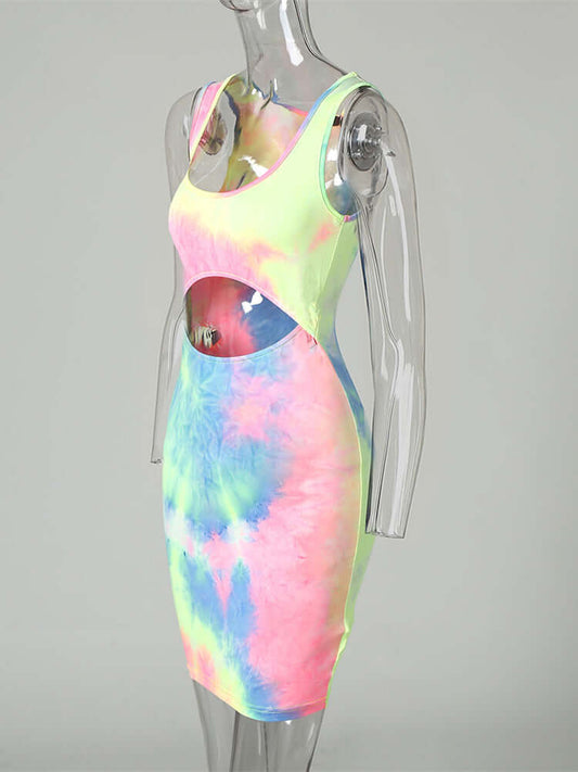 Tie Dye Summer Dress