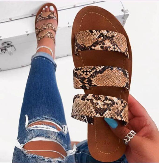 Snakeskin Flats