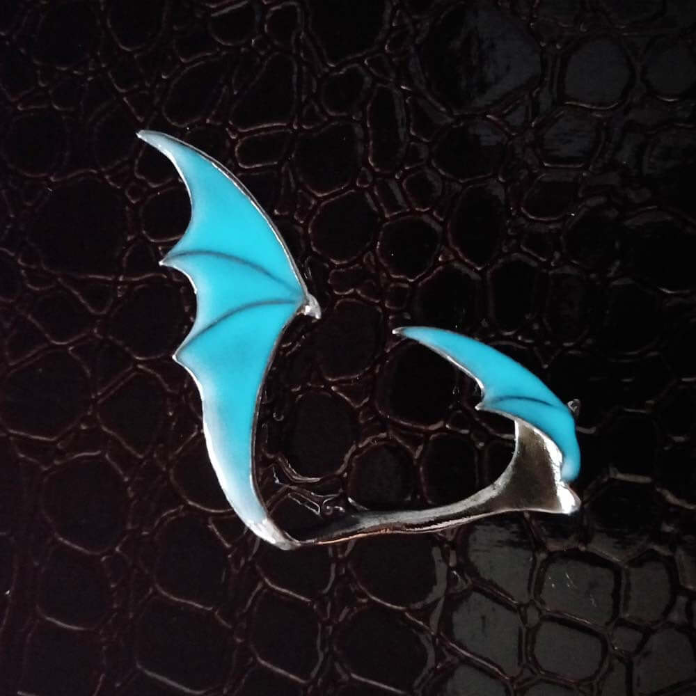 Glow Dragon Wing Earring