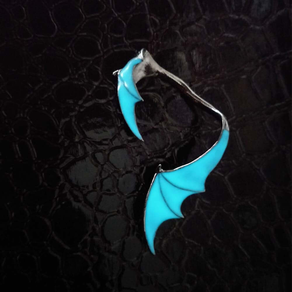 Glow Dragon Wing Earring