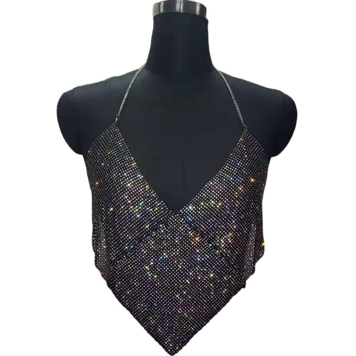 V-Neck Chain Style Top