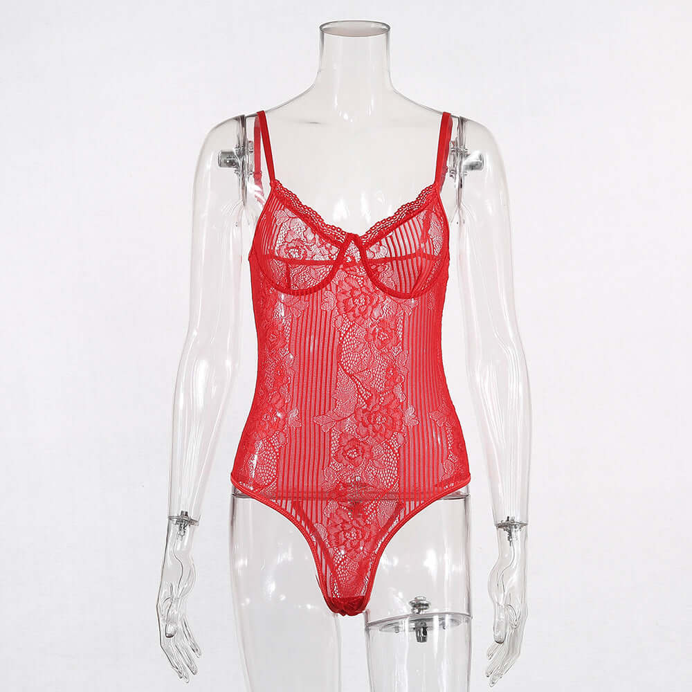 Lace Stitching Jumpsuit