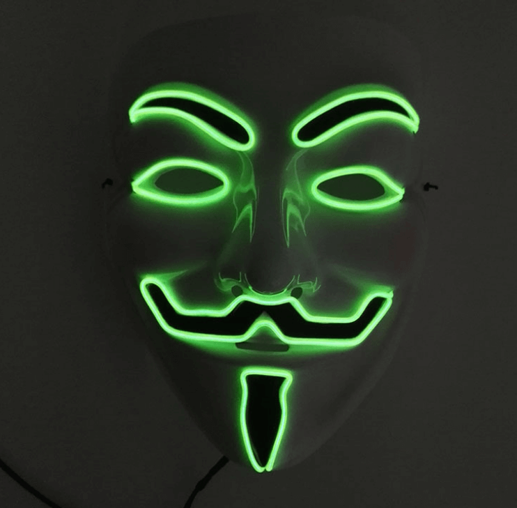 LED Guy Fawkes Mask