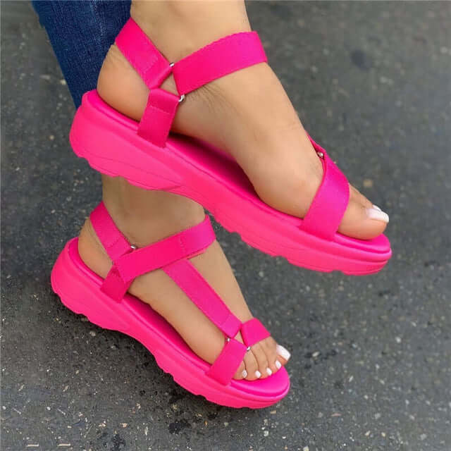 Bright Fish Mouth Sandals