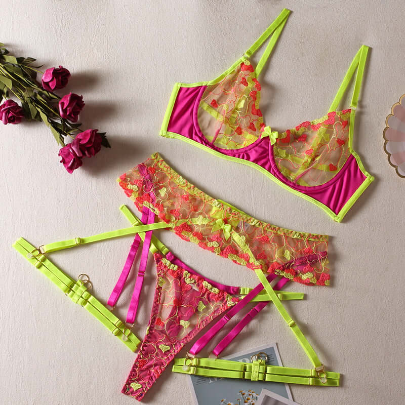 Three Piece Sexy Lingerie Set