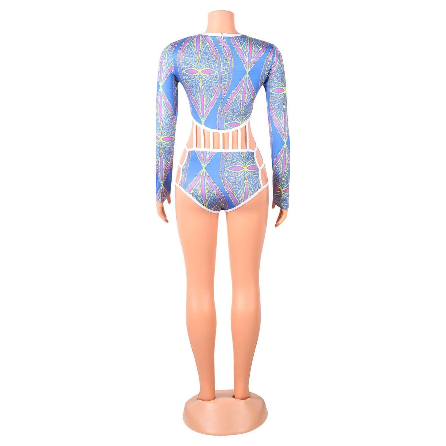 Hollow Patterned Bodysuit