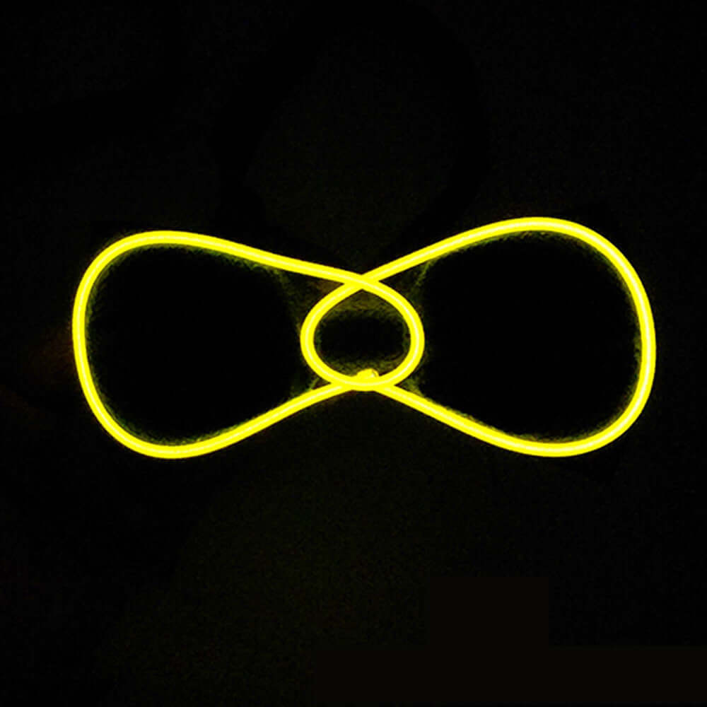 Neon LED Luminous Bow Tie
