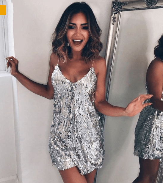 Flash of Silver Dress