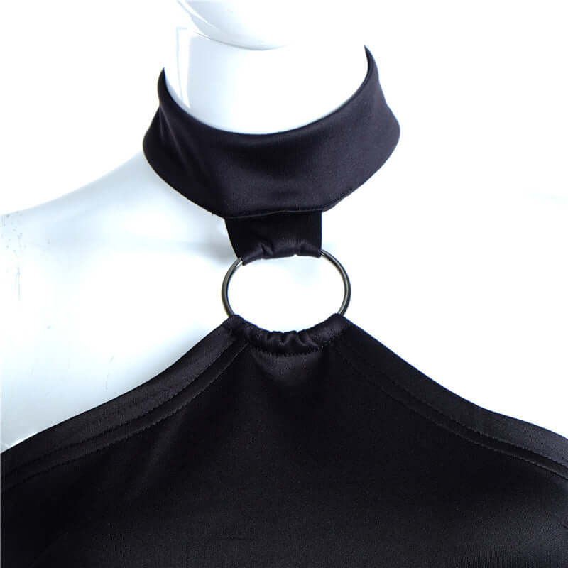 O Ring Collar Dress