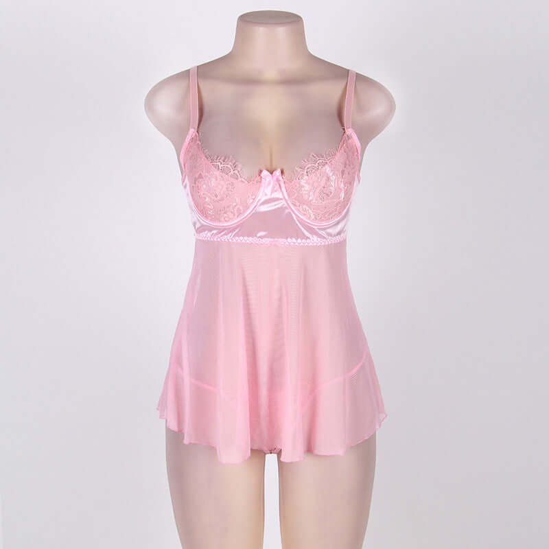 Pink Plus Size Nightdress