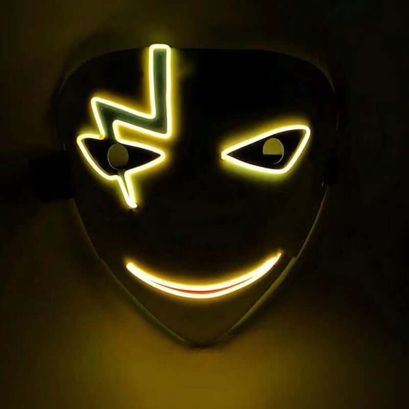 LED Luminous Black Mask