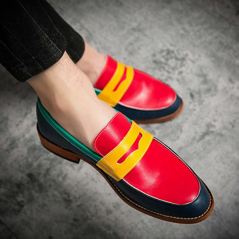 Colored Pointed Shoes