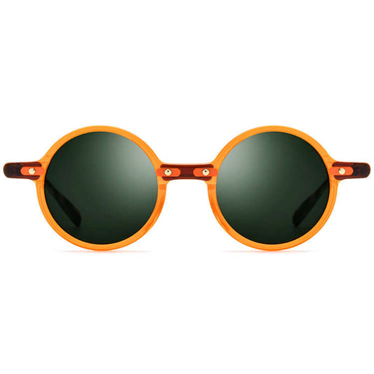 Classic Retro Plate Round Sunglasses